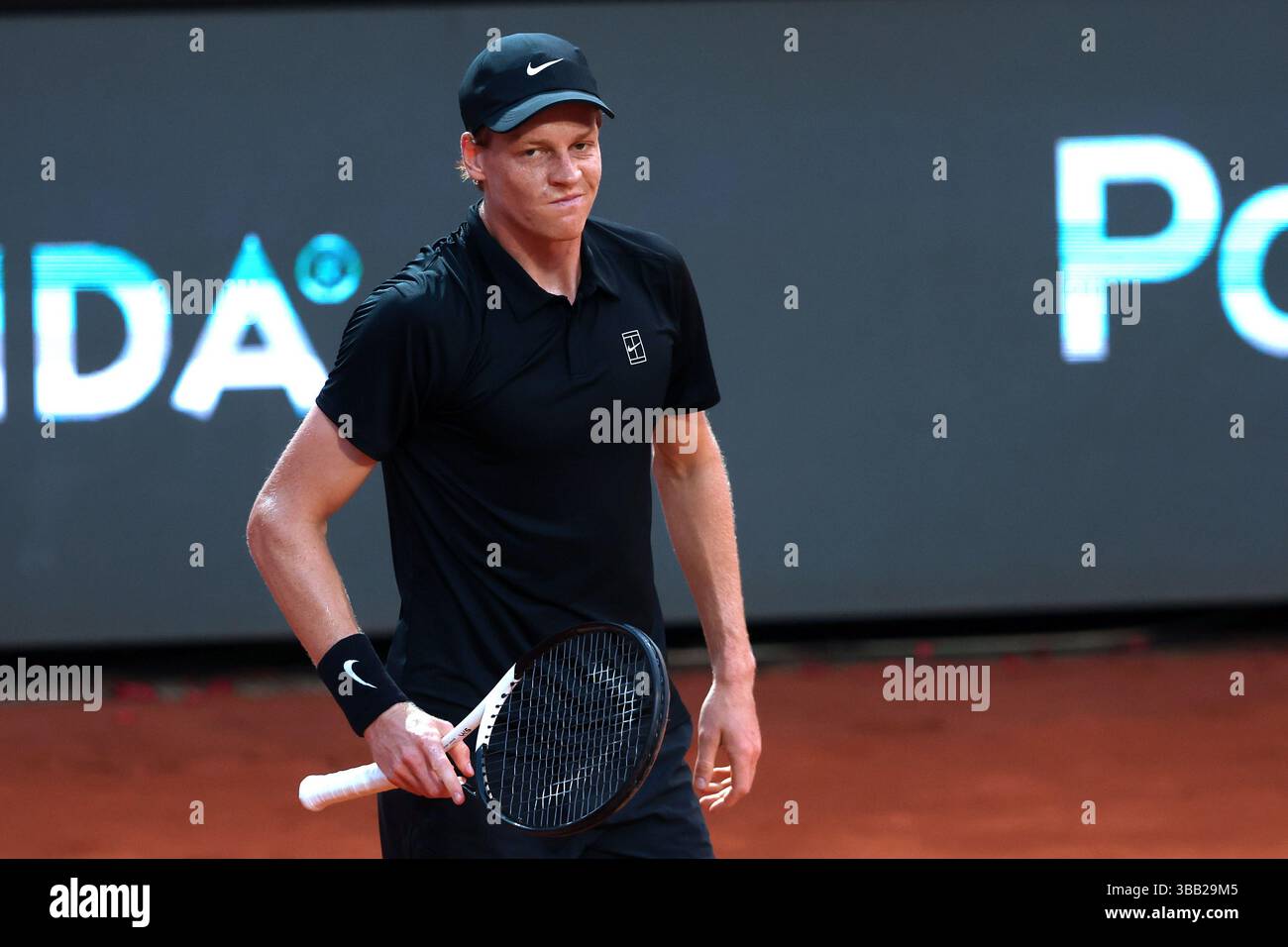 Jannik Sinner (ITA) seen in action against Francisco Cerundolo (ARG ...