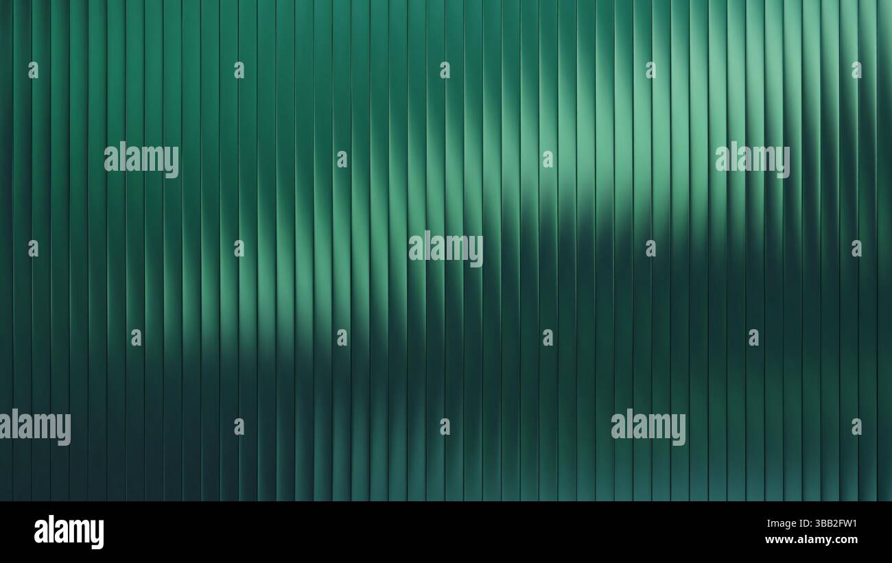 Green reed glass frosted window gradient. Premium corrugated wave ...
