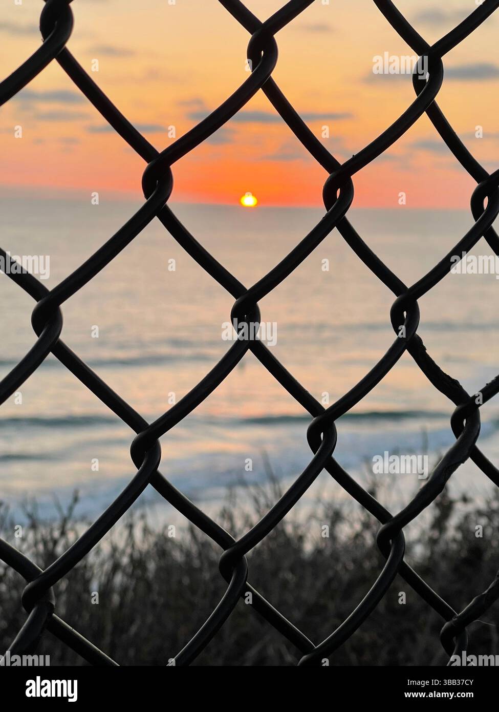 San Elijo Campgrounds in California - Smartphone Captured Stock Image