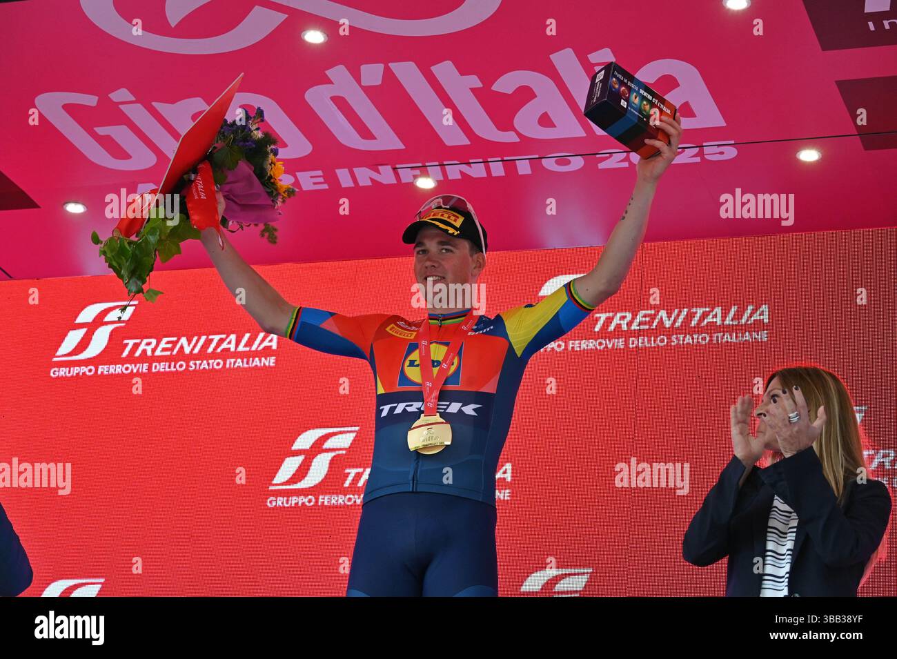 Mads Petersen (Lidl Treck) stage winner during Stage 5 Ceglie Giro De Italia 2025