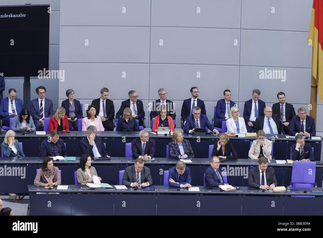 Regierungsbank, Deutschland, Berlin, Reichstag, Abgabe einer ...