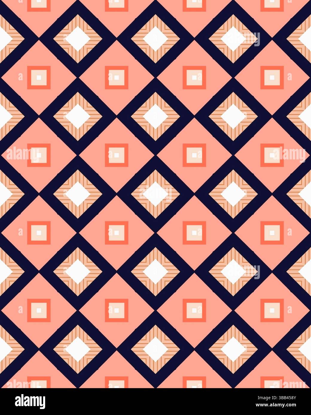 Colorful diamond shapes in a repetitive pattern offer a vibrant, modern ...
