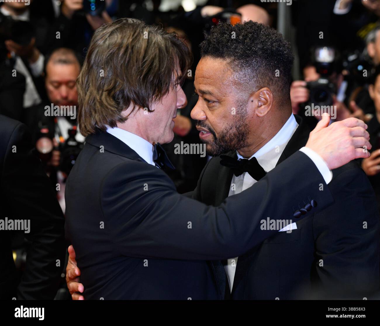 Cannes, France. May 14th, 2025. Tom Cruise and Cuba Gooding Jr ...