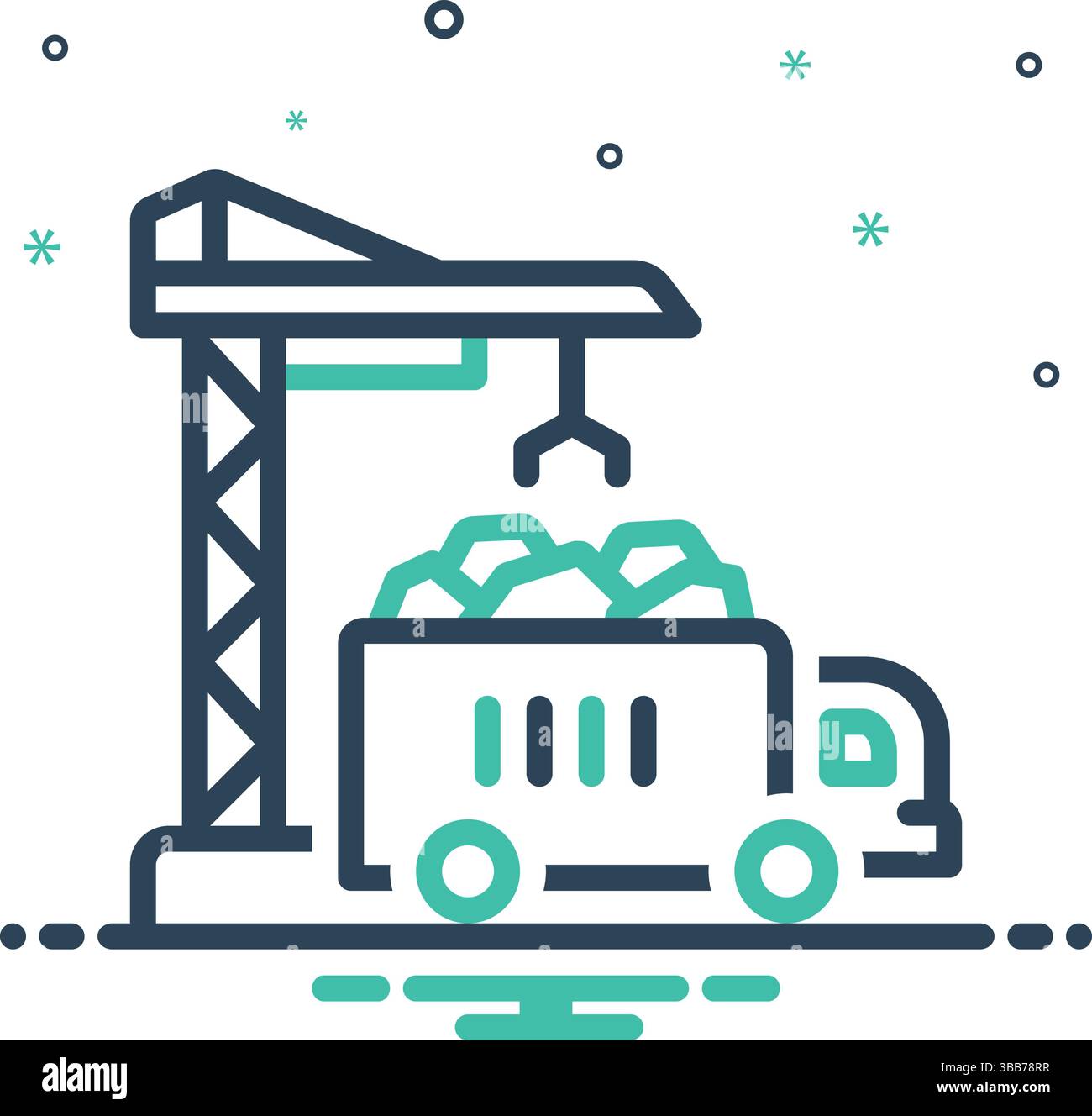 Icon for construction, coal Stock Vector Image & Art - Alamy