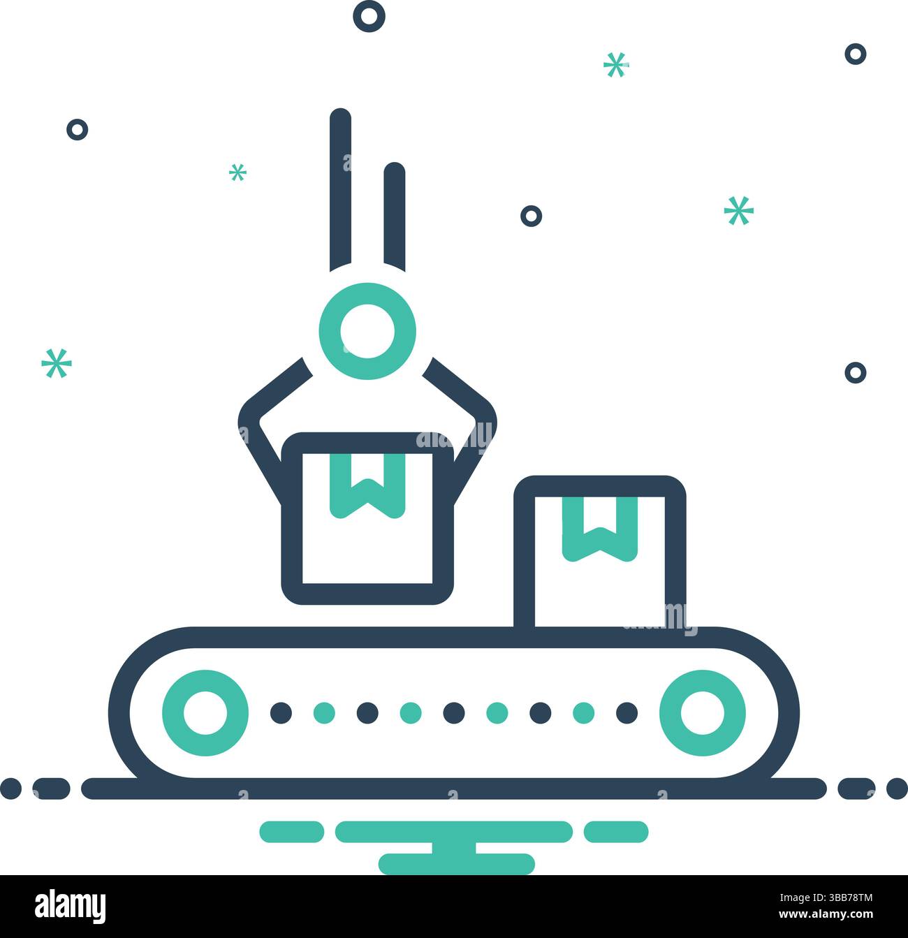 Icon for conveyor, conveyor belt Stock Vector Image & Art - Alamy