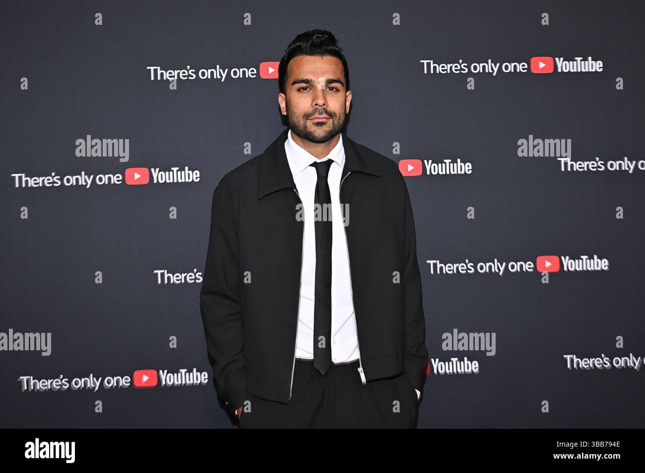 Adam Waheed attends the YouTube TV's Upfront Brandcast at David Geffen ...