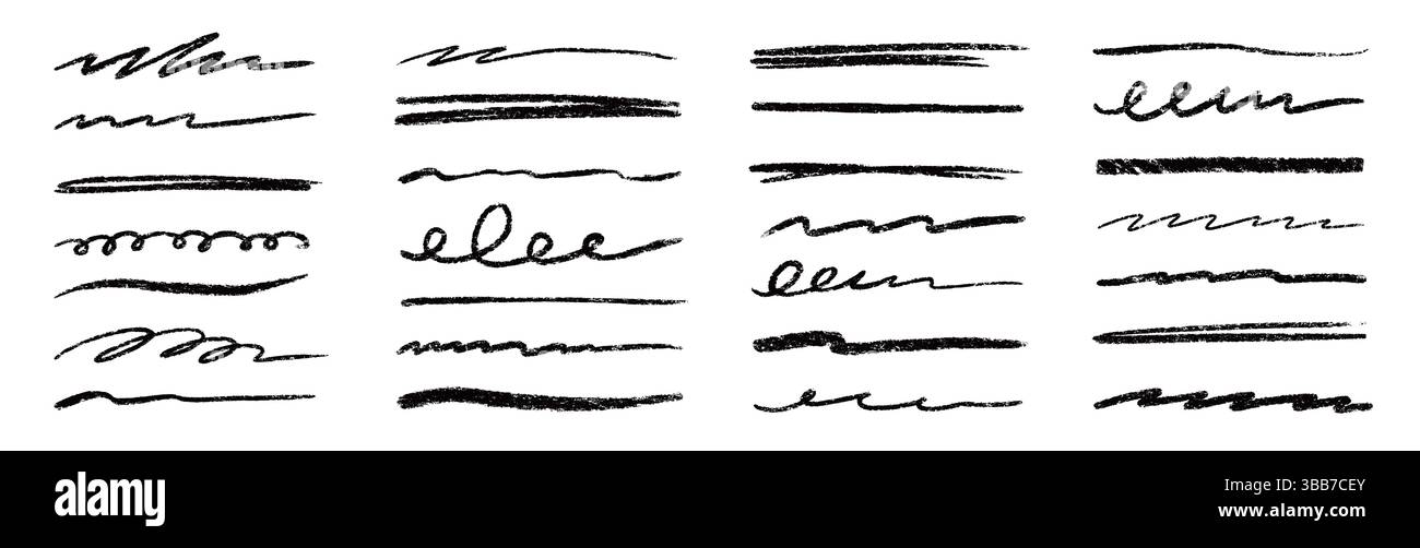 Line brush doodle stroke pencil pen sketch vector texture. Handwritten ...