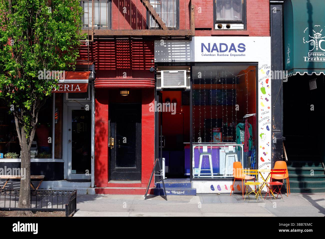 Nadas 48 Greenwich St New York NYC storefront of a gluten fre
