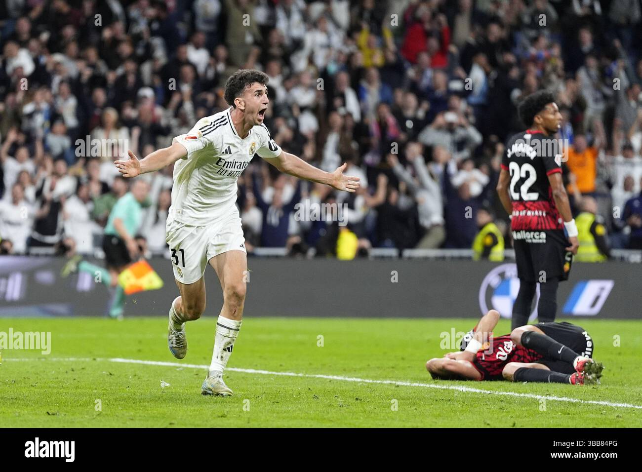Jacob Ramon Jacobo Ramon of Real Madrid celebrates a goal 2-1 during the Spanish ...