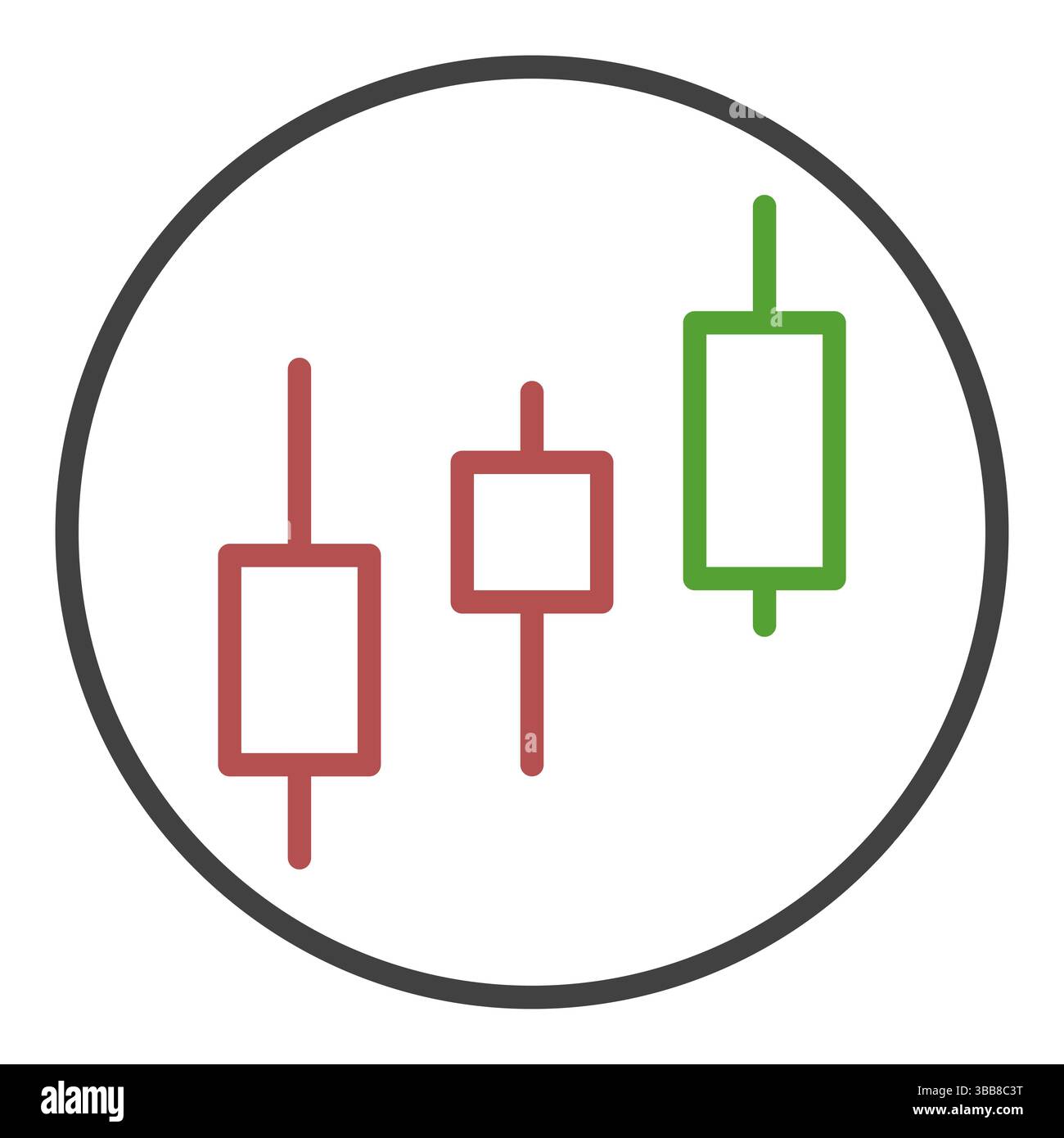 Cryptocurrency Candlestick Chart Investment and Trading vector concept ...