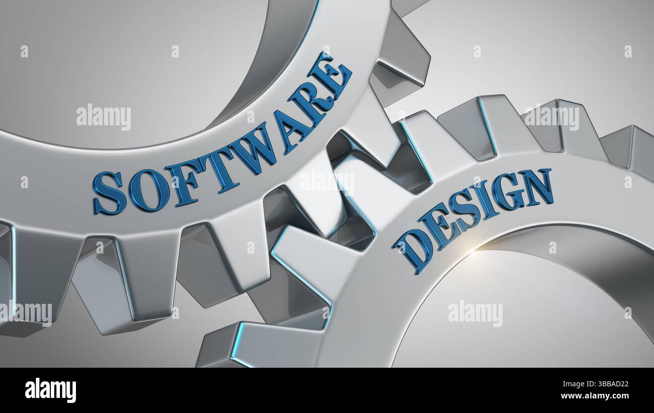 Website code gear design hi-res stock photography and images - Alamy