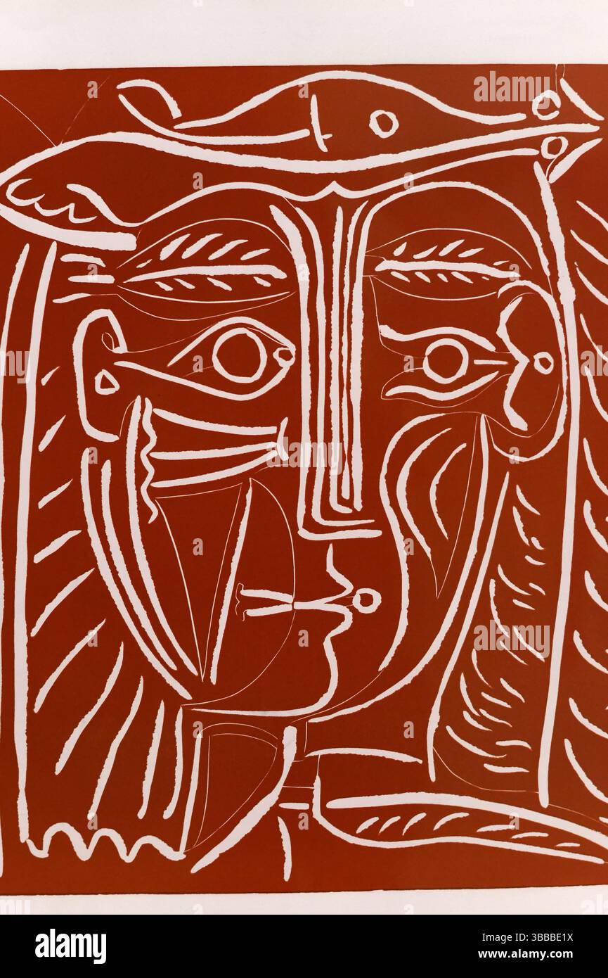 Pablo picasso malaga painting hi-res stock photography and