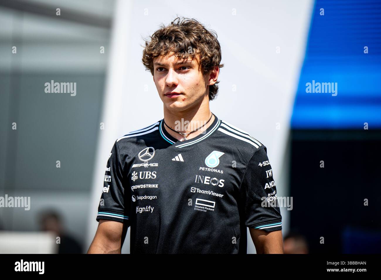 Photo Signée Andrea Kimi Antonelli  Mercedes F1  - Format 6x4 Pouces Impression D Dicac E Sport Automobile B 813195