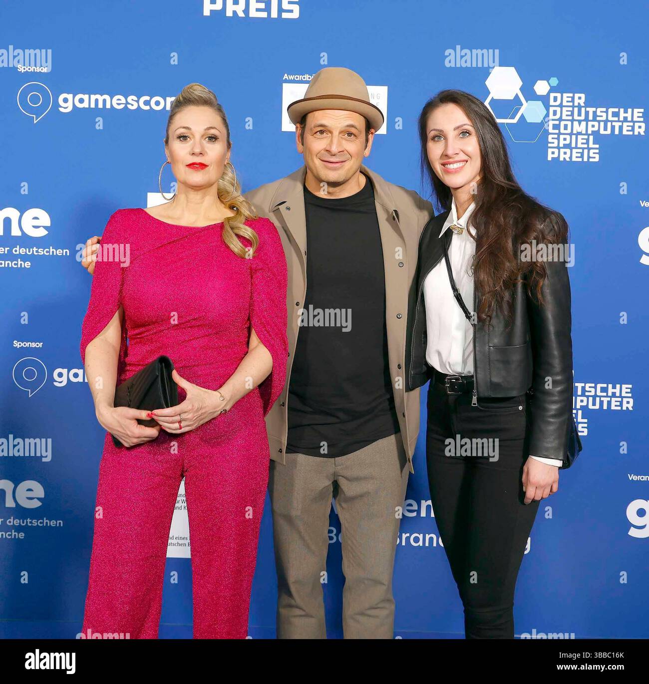 Ruth Moschner, Kaya Yanar, Jasmin Gnu beim Deutschen Computerspielpreis ...