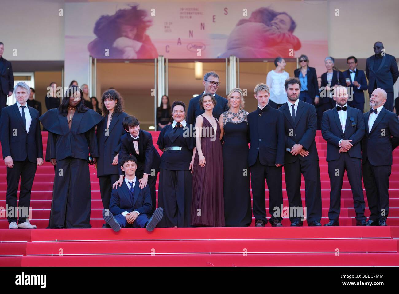 Stanislas Merhar, from left, Guslagie Malanda, Mathilde Riu, Come ...