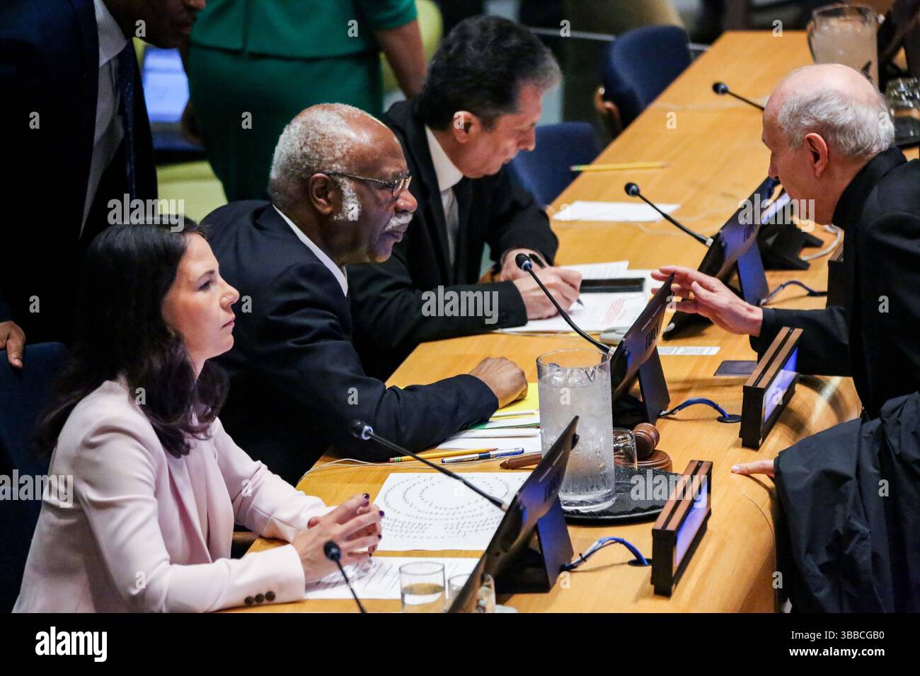New York, New York, USA. 15th May, 2025. General Assembly President ...