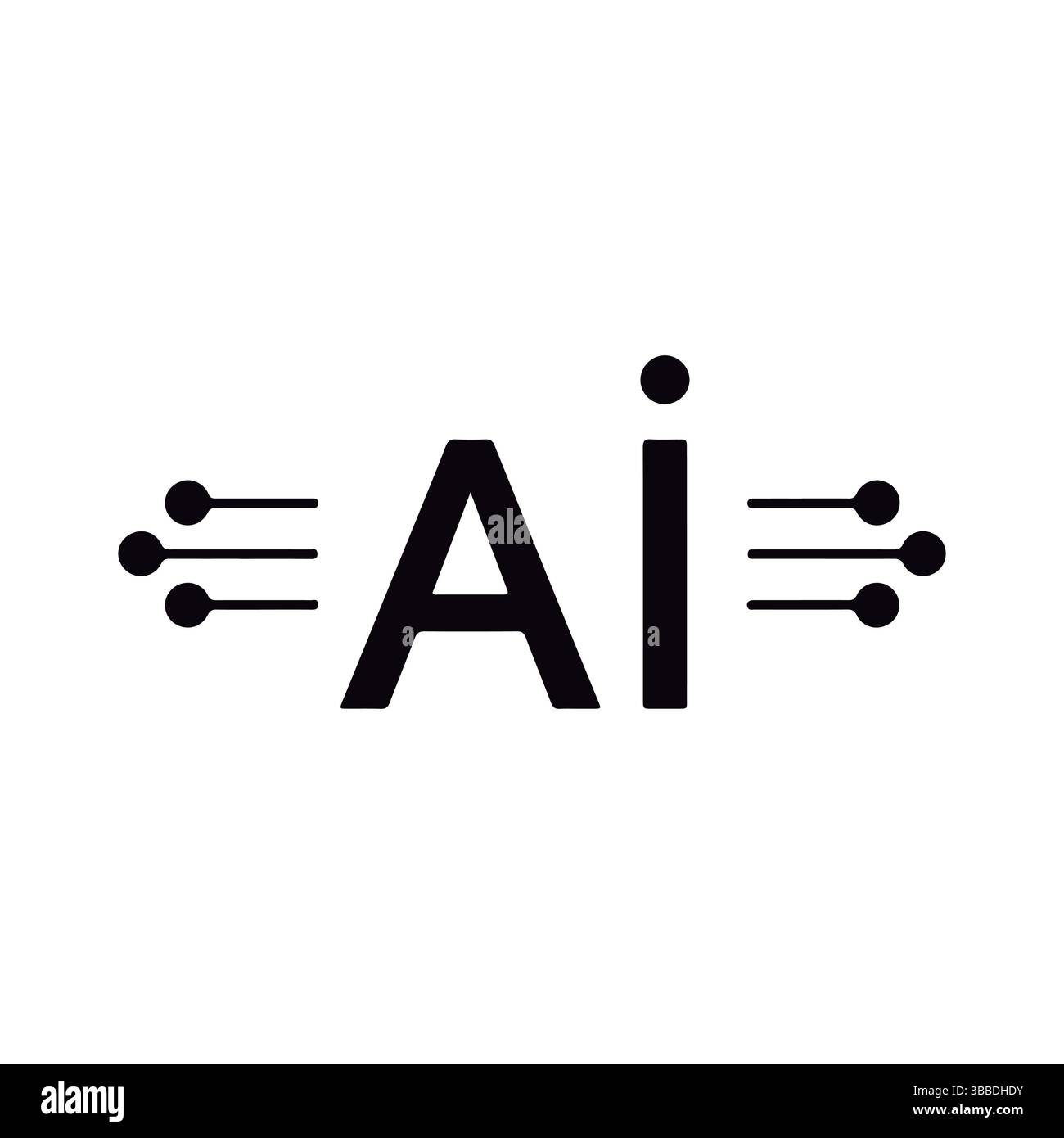 Amazing Neural Network AI Illustration Stock Vector Image & Art - Alamy