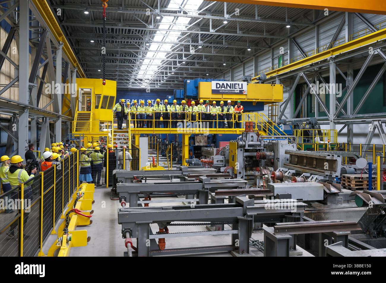 Riesa, Germany. 15th May, 2025. Guests from business and politics take ...