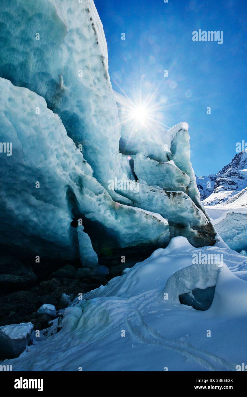 Exterior Of The Morteratsch Glacier Ice Caves Switzerland Europe exterior-of-the-morteratsch-glacier-ice-caves-switzerland-europe