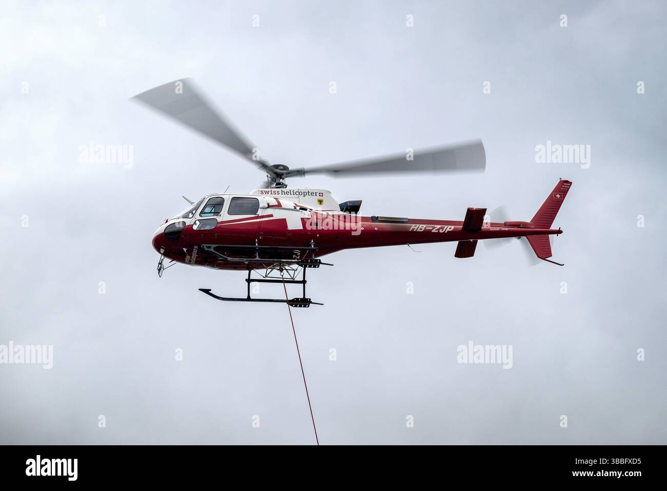 Helicopter Airbus Helicopters H125, HB-ZJP Stock Photo