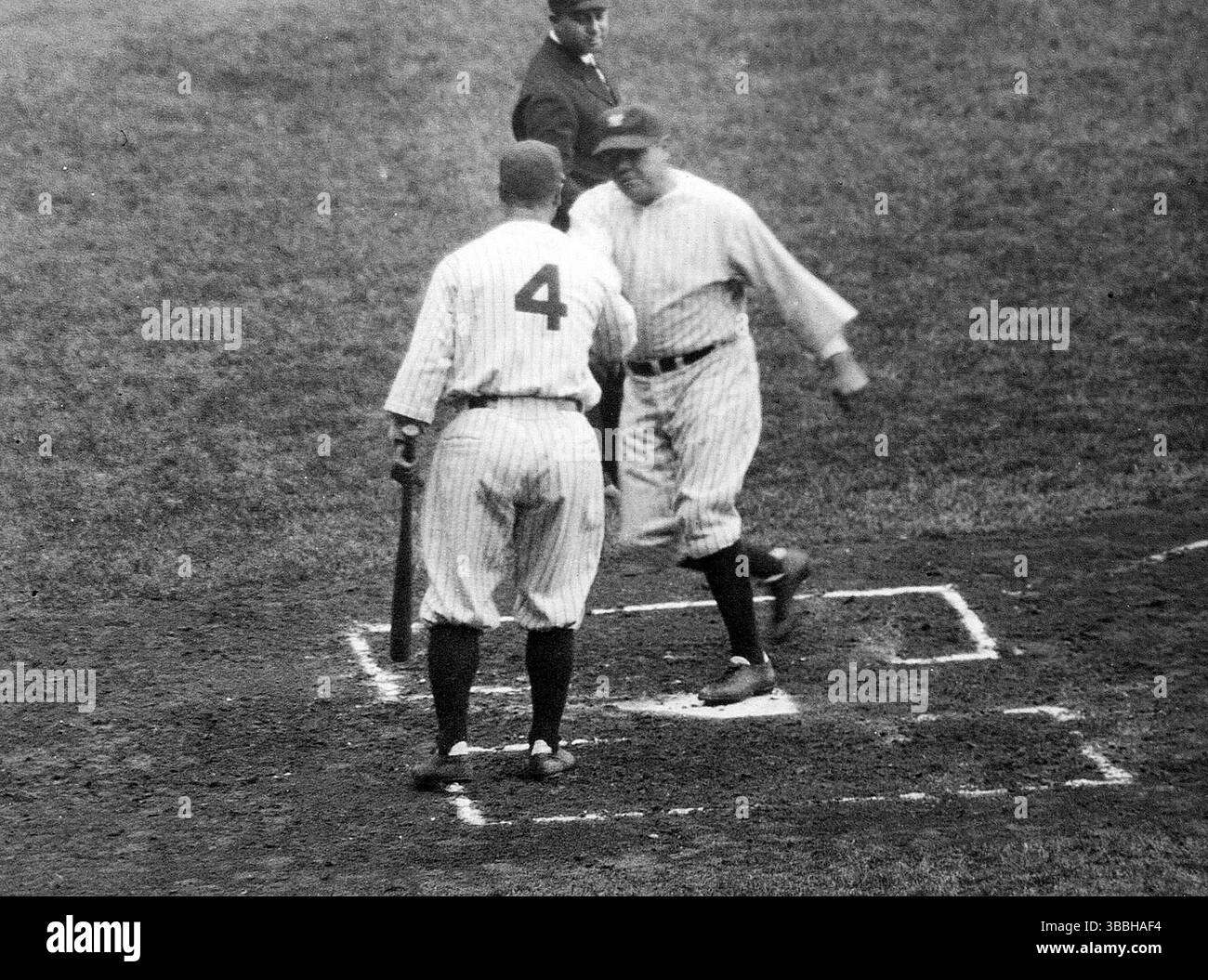 Lou Gehrig and Babe Ruth in 1929 - Babe started the season with a home ...