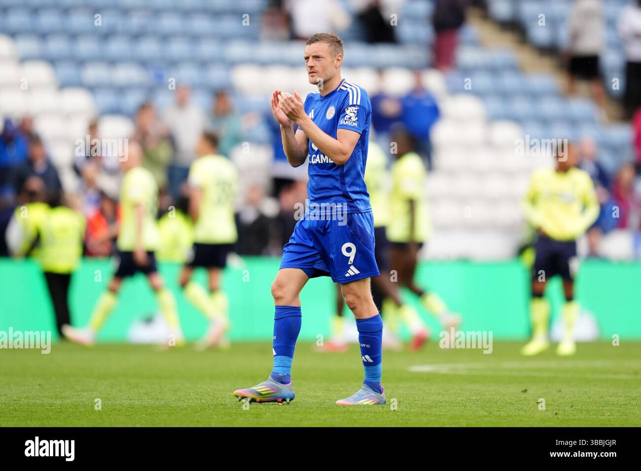 File photo dated 03-05-2025 of Jamie Vardy. Leicester boss Ruud van ...