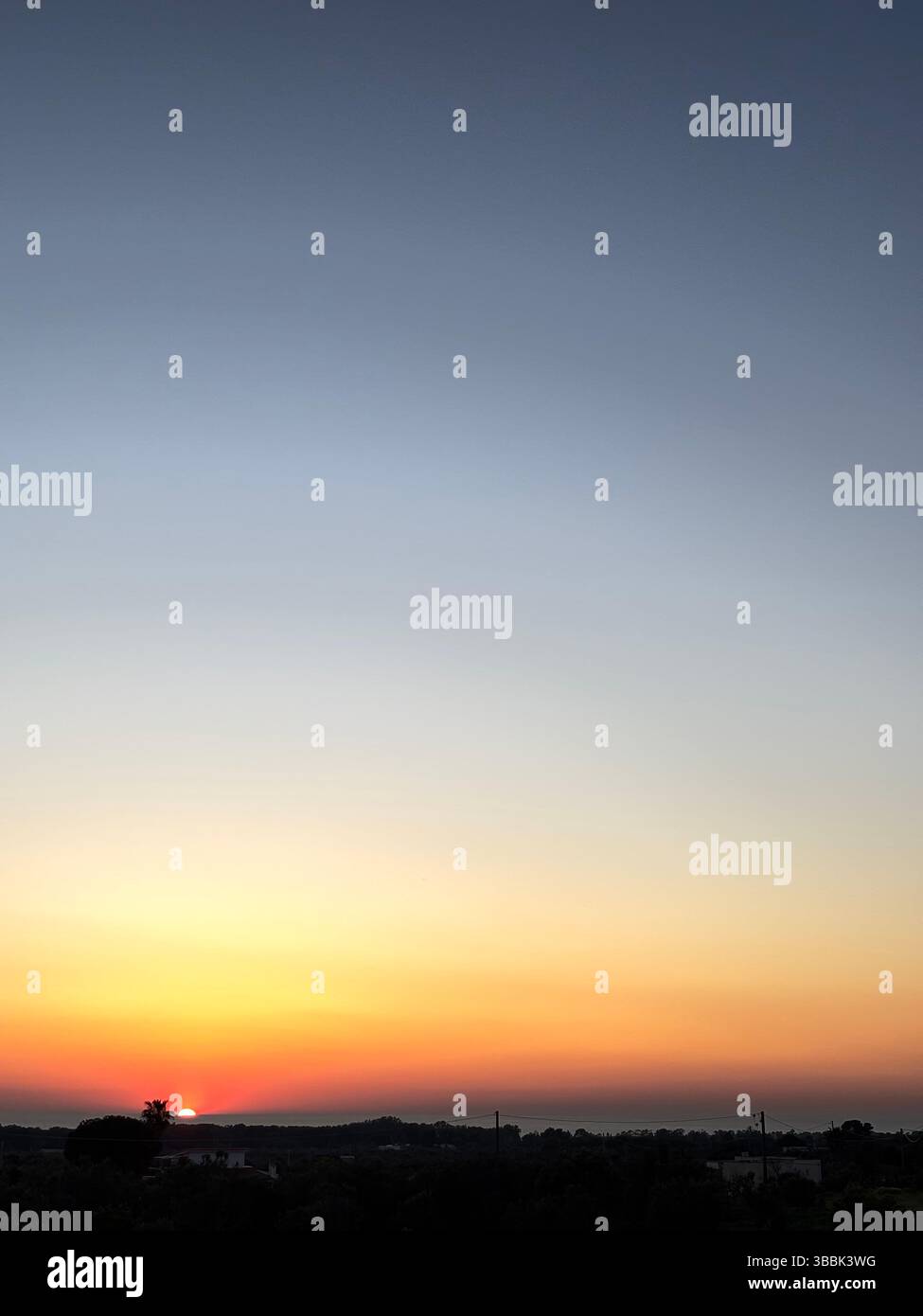 The Sky and Sun - Smartphone Captured Stock Image