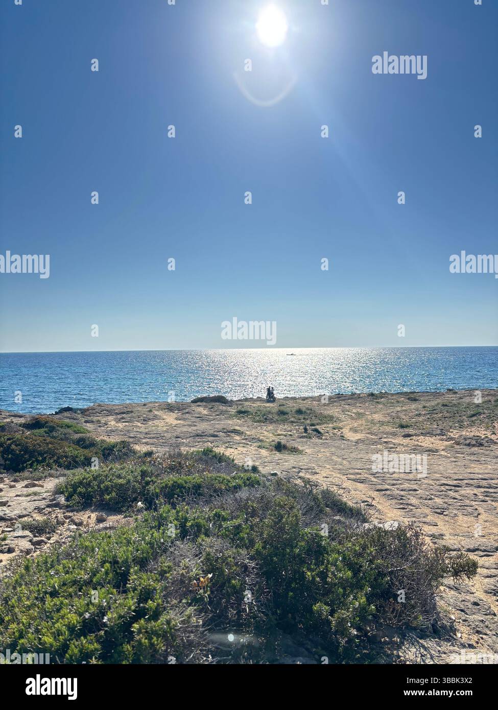 The Sky and Sun - Smartphone Captured Stock Image