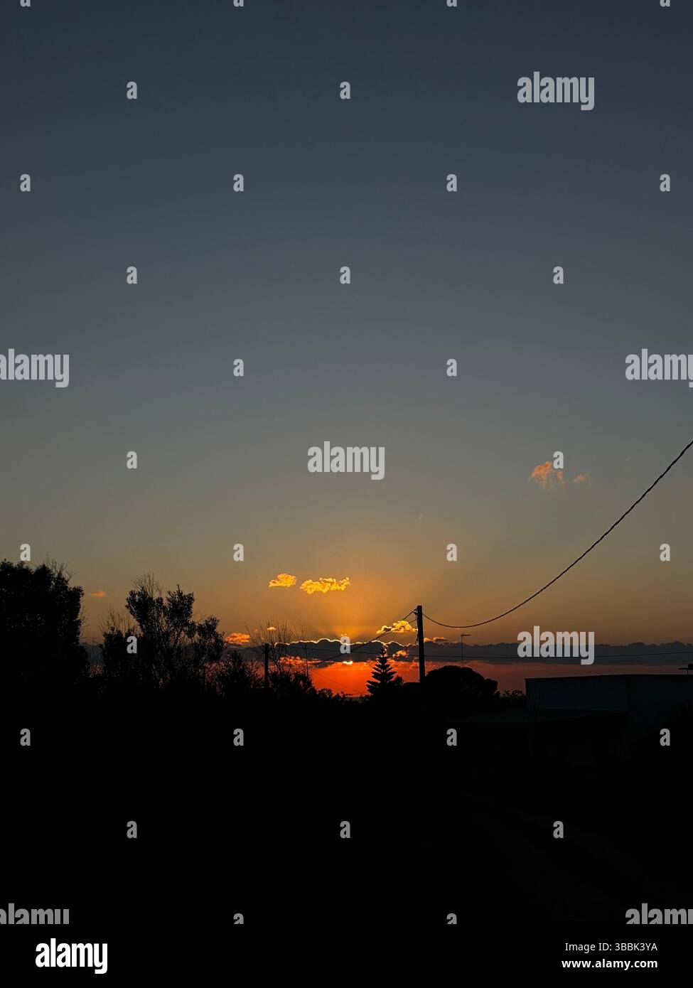 The Sky and Sun - Smartphone Captured Stock Image