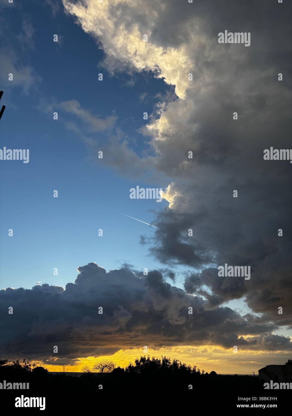 The Sky and Sun - Smartphone Captured Stock Image