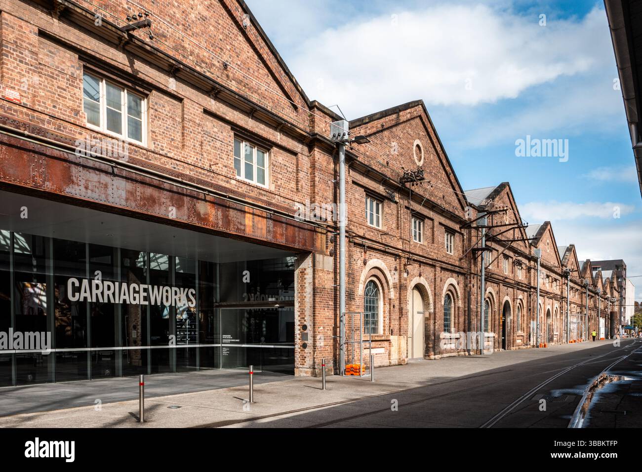 Carriageworks Sydney, heritage architecture events space Stock Photo