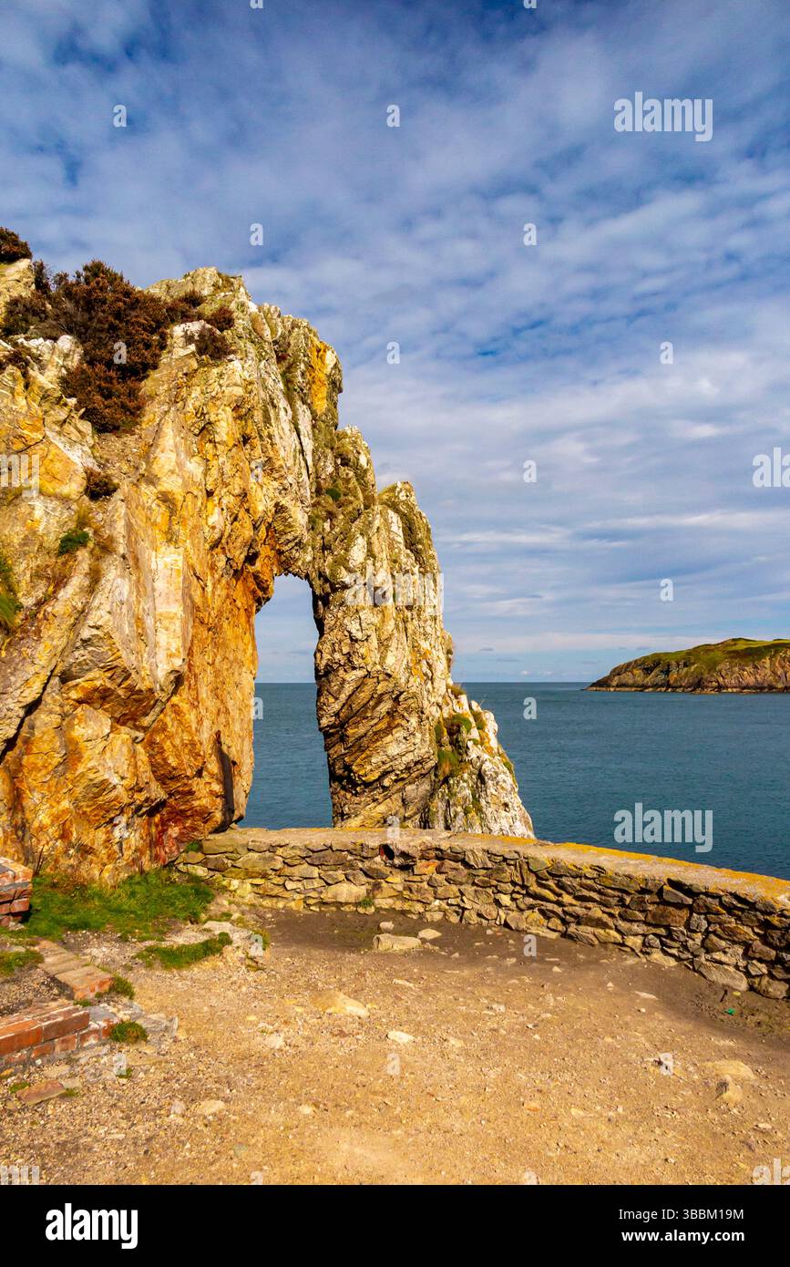 Porth wen rock arch hi-res stock photography and images - Alamy