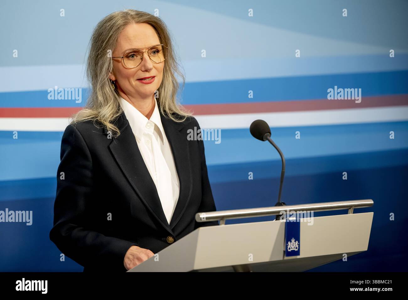 DEN HAAG - Deputy Prime Minister Fleur Agema speaks to the press after ...