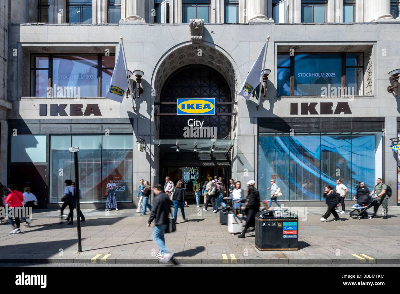 London, UK. 16 May 2025. The exterior of the former Top Shop flagship ...