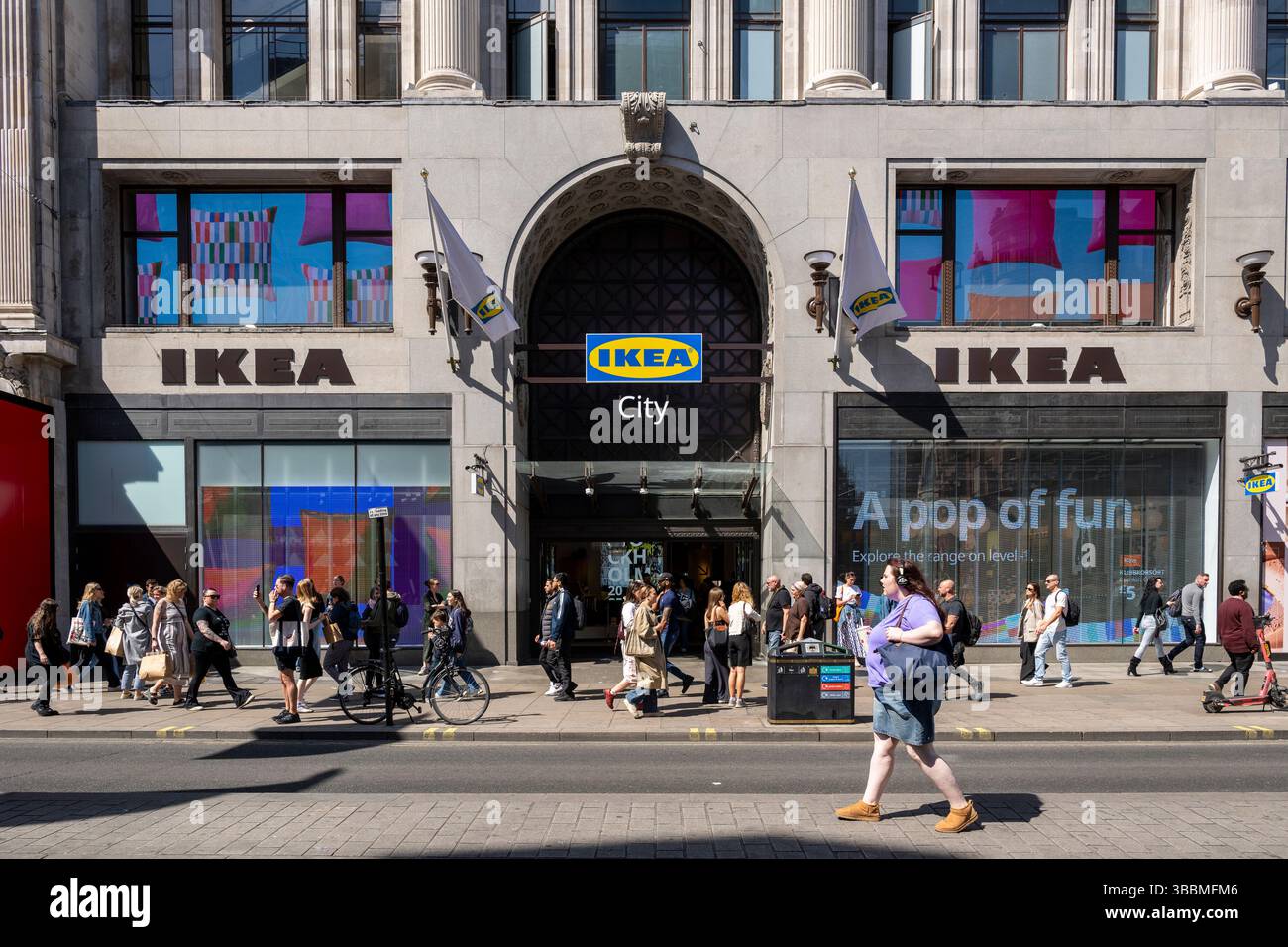 London, UK. 16 May 2025. The exterior of the former Top Shop flagship ...