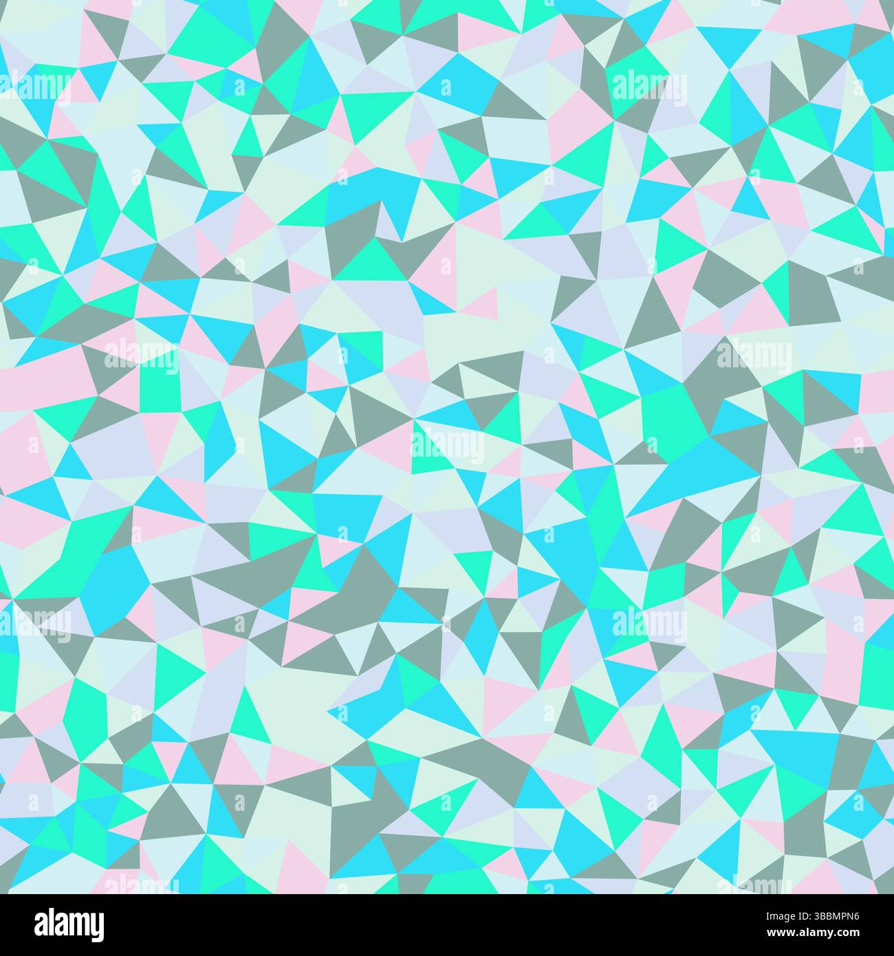 Triangles background. Tiny triangles size. Repeatable pattern. Beautiful vector tiles. Cool toned harmonies. Seamless vector illustration. Stock Vector