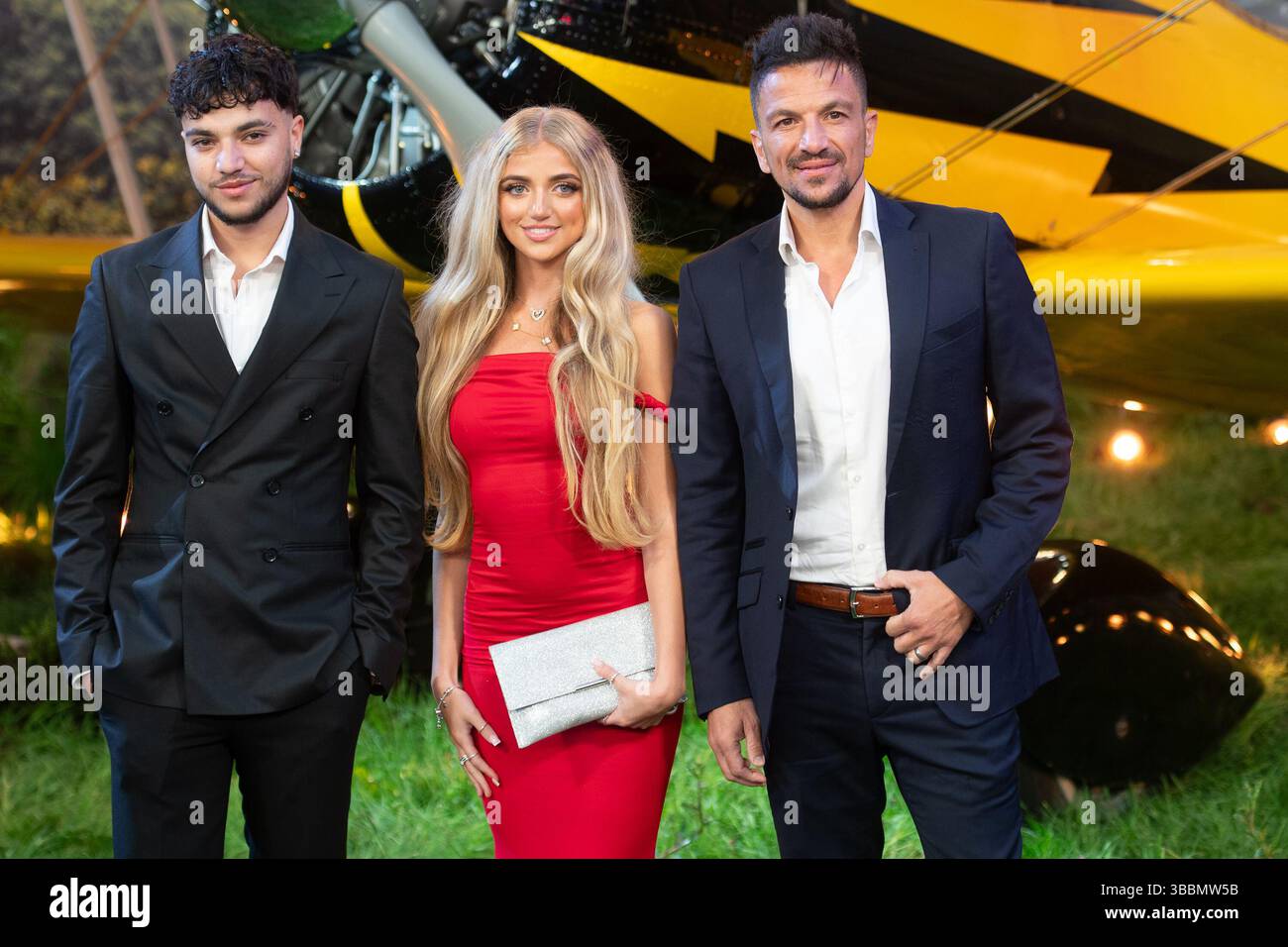 London, UK. 15 May, 2025. Pictured: Junior Andre, Princess Andre and Peter Andre attends The 'Mission: Impossible - The Final Reckoning' Global Premie Stock Photo
