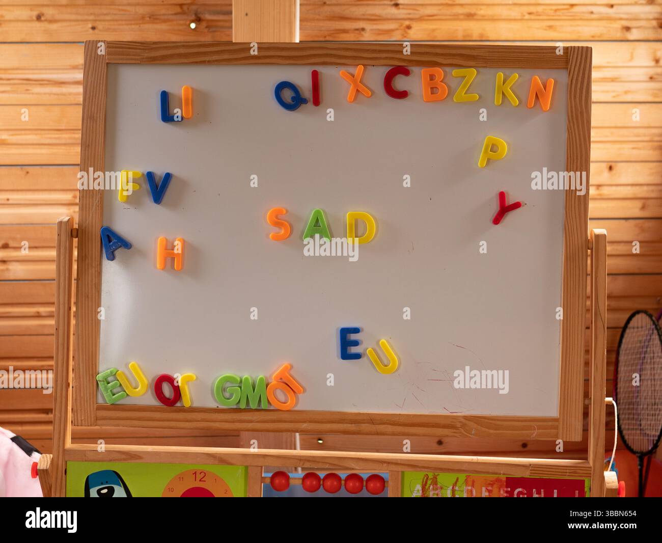 Colorful Magnetic Letters