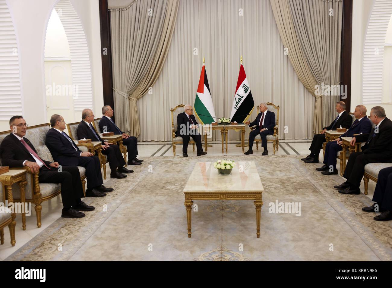 Jamal Rashid Iraq s President Abdul Latif Jamal Rashid meeting with Palestinian ...
