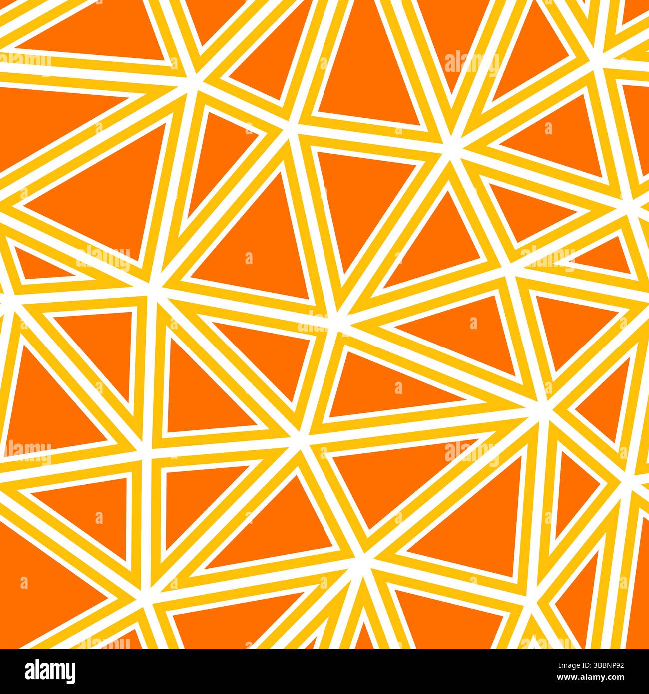 Triangle shapes background. Large triangle size. Solid shapes in frames. Single color tone style. Repeatable pattern. Artistic vector tiles. Stock Vector