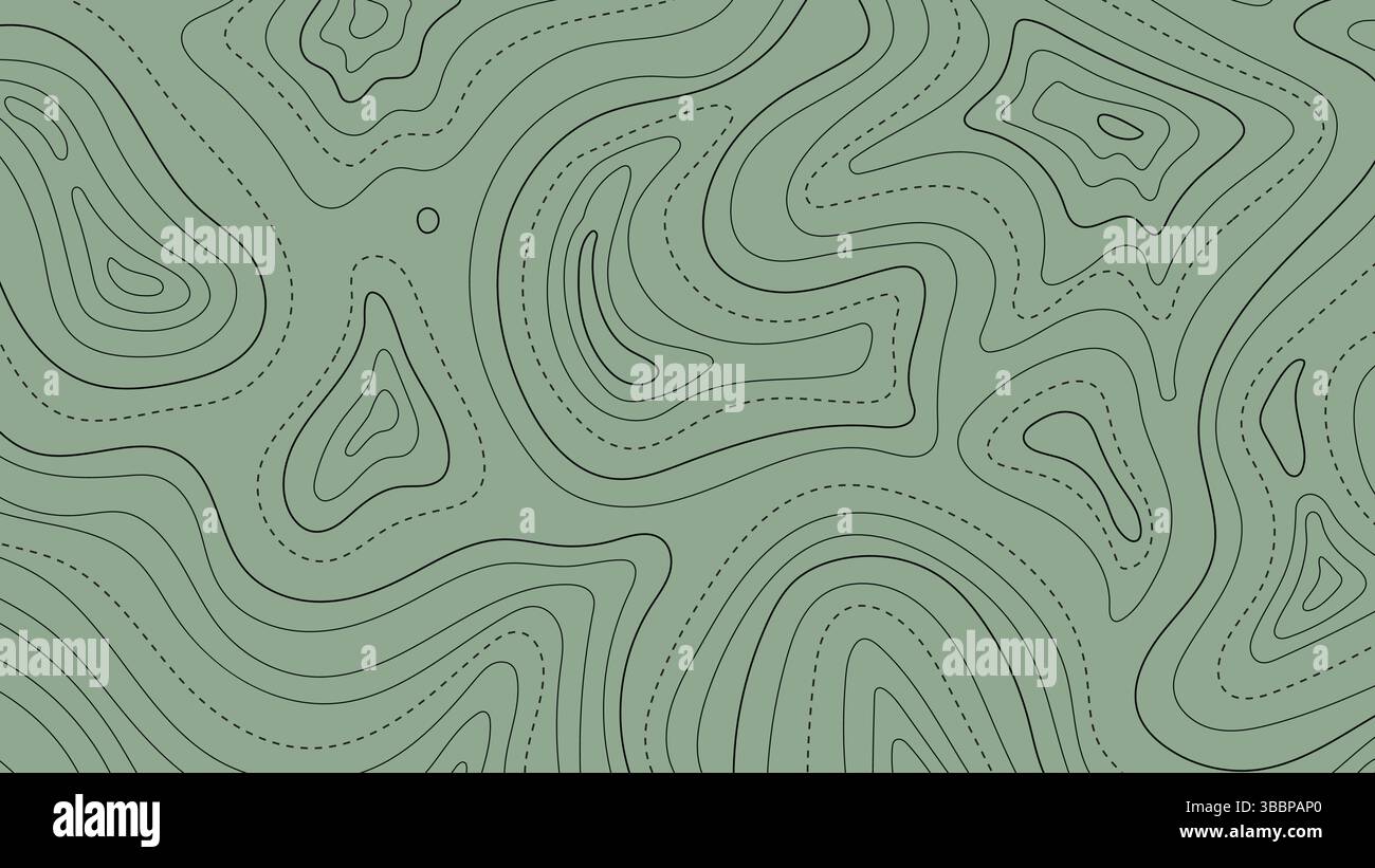 Minimal topographic contour design Stock Vector Images - Alamy