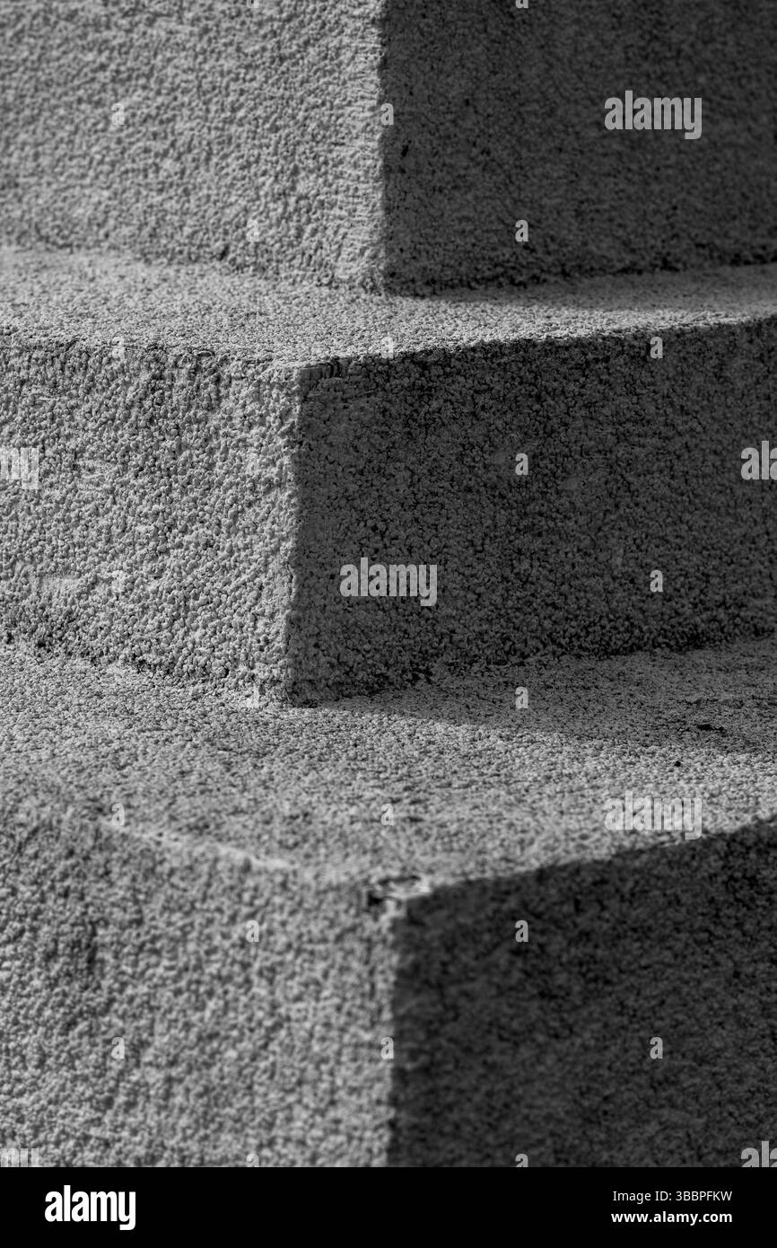 Layer Balance Cascade Wall Layers – Balance and Contrast. Monochrome Hues Stock Photo ...