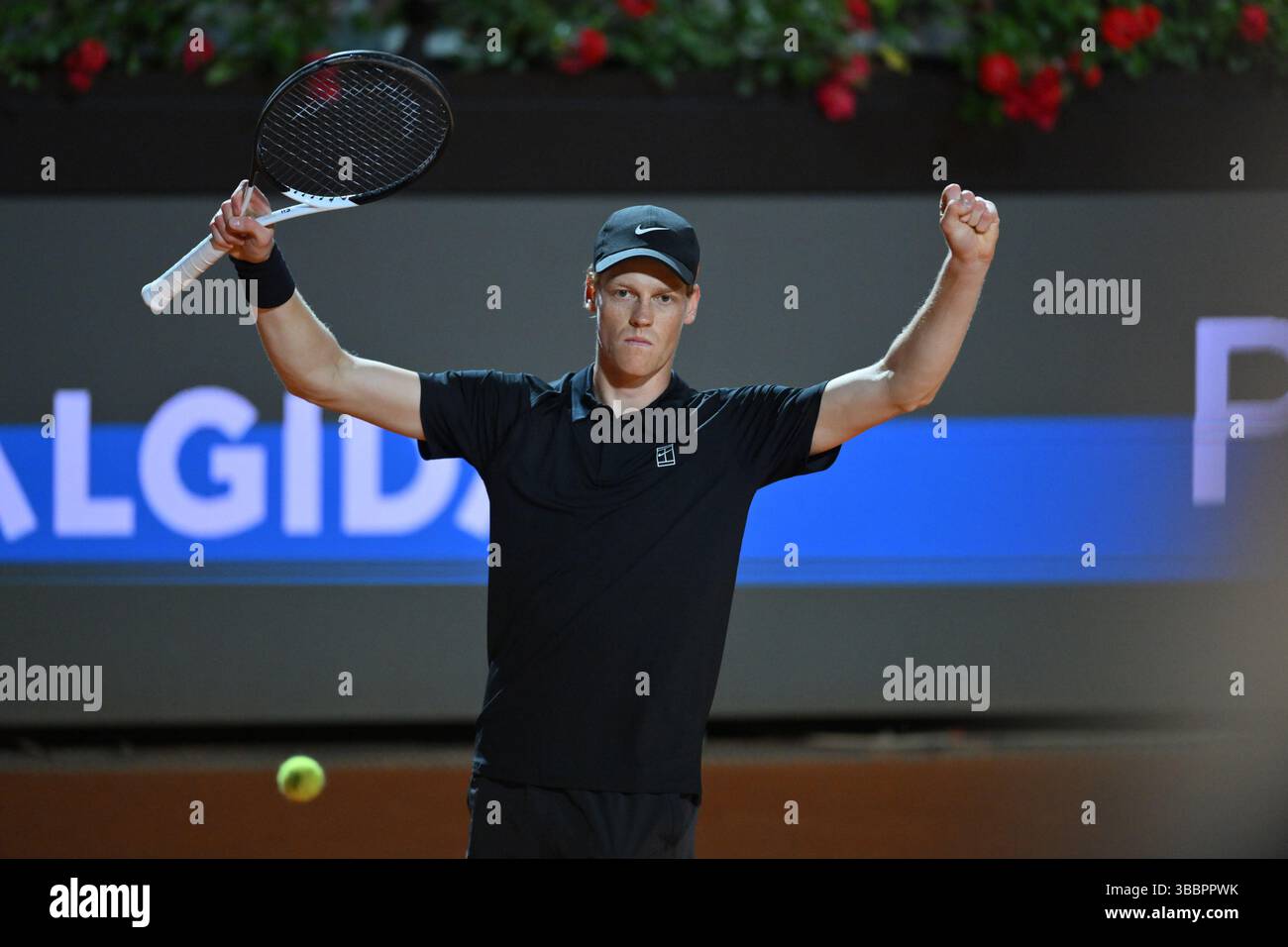 Rome, Italy. 16th May, 2025. Foro Italico, Rome, Italy - Jannik Sinner ...