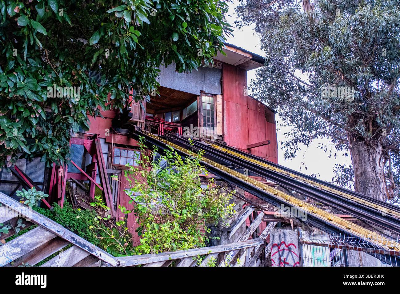 The Ascensor Reina Victoria is a funicular that connects Elias Street ...