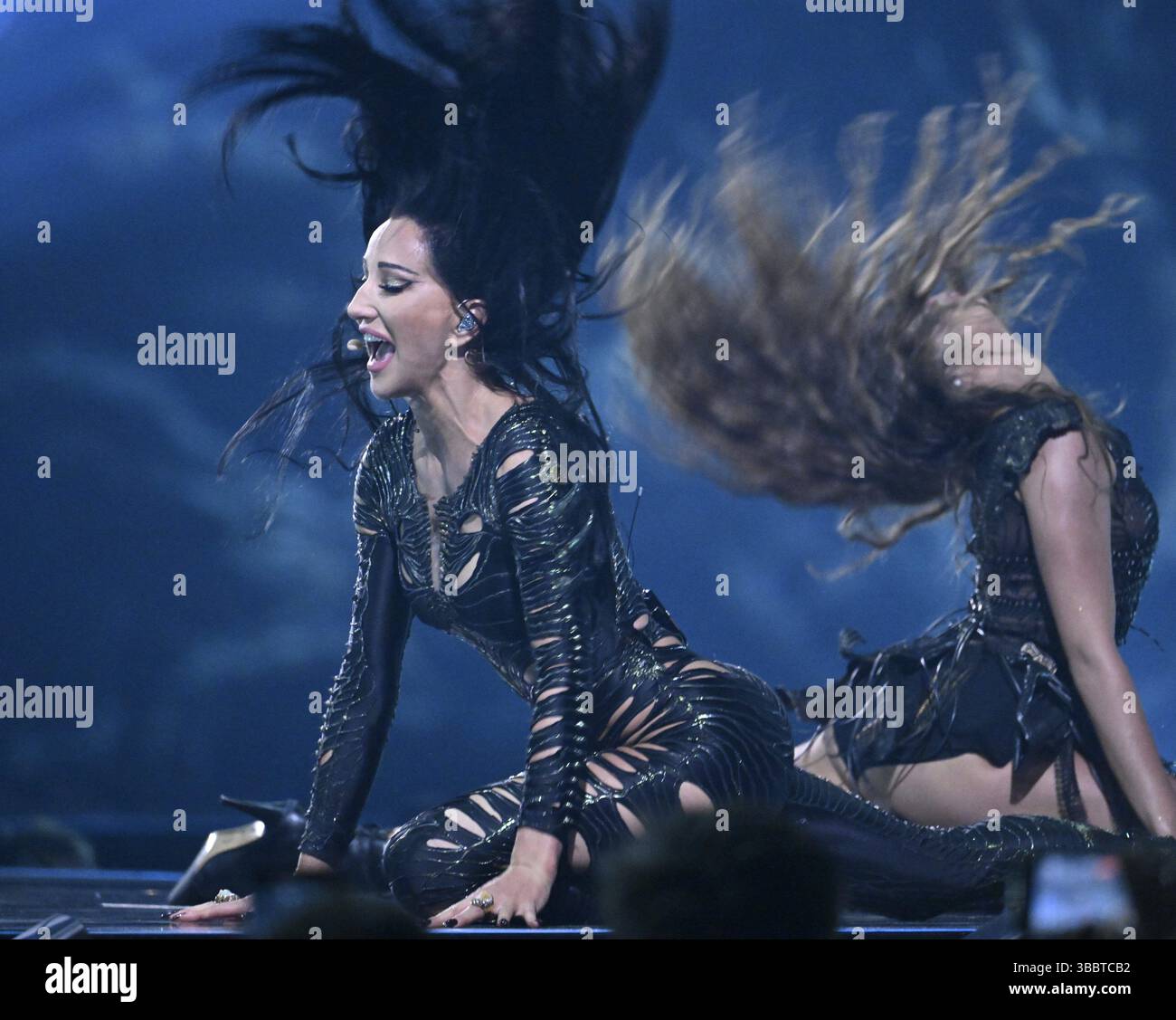 Justyna Steczkowska representing Poland performs the song GAJA during a Who Is Representing Poland In Eurovision 2025