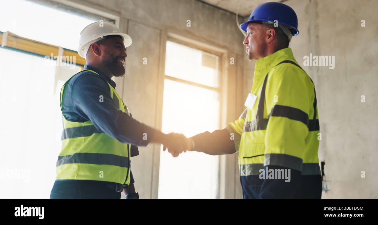 Curated visual reference: Men Handshake And Contractor For Inspection Of Construction Industrial And Photo Inspiration