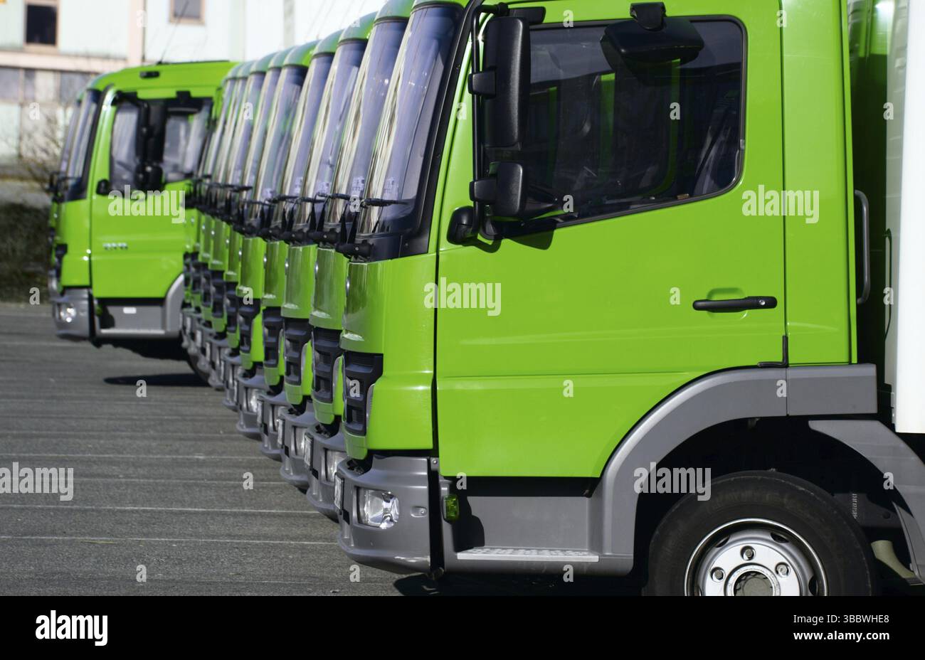 Fuel trucks parked on hi-res stock photography and images - Alamy