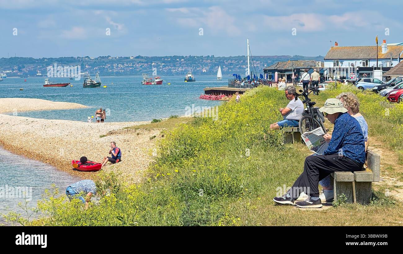Ferry Point Haying Island Stock Photo