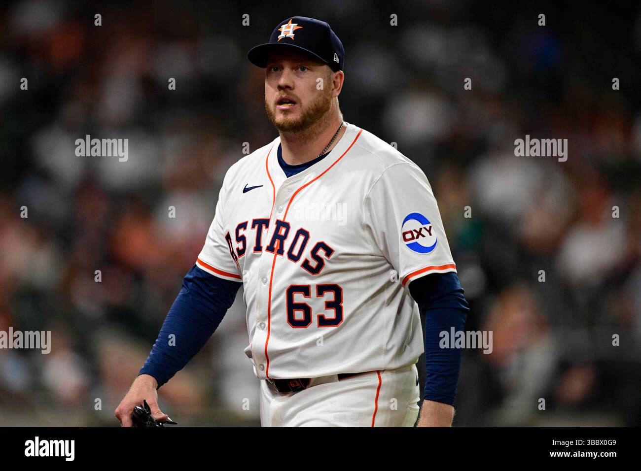 Houston, United States. 14th May, 2025. Houston Astros relief pitcher ...