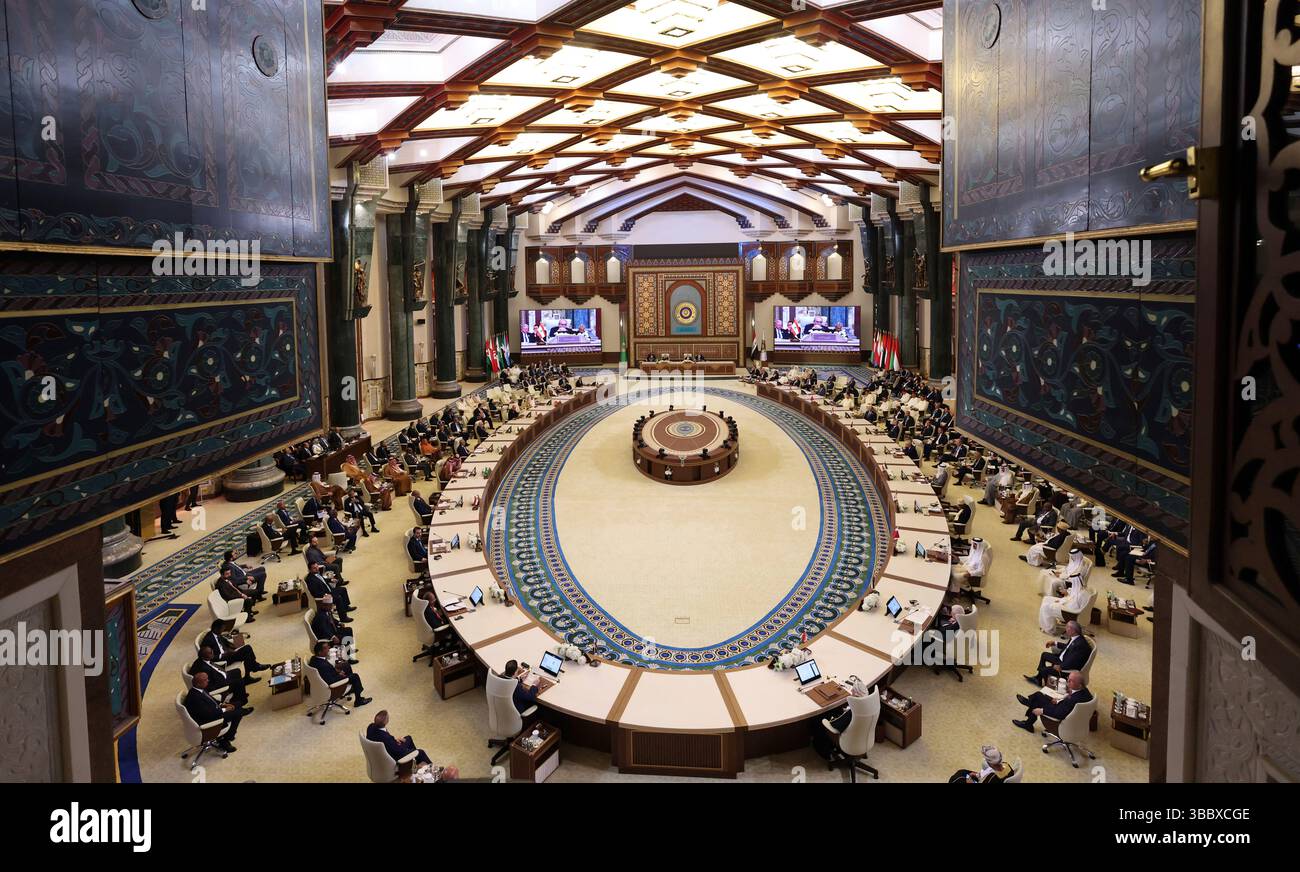 Arab leaders attend the 34th Arab League summit, in Baghdad, Iraq ...